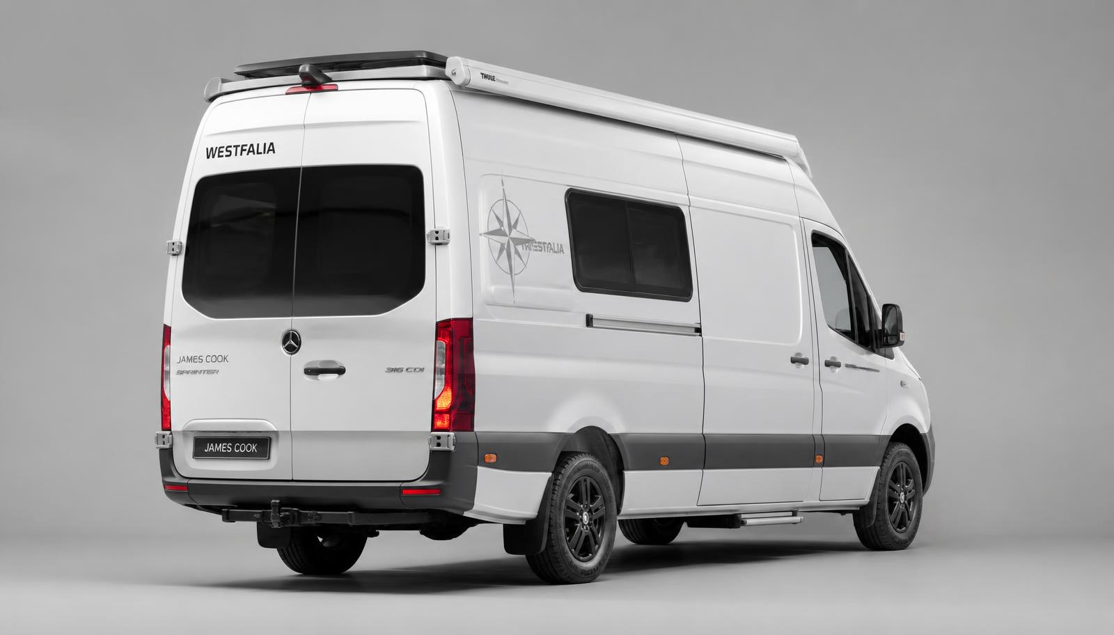 Brand-new Mercedes-Benz James Cook 600D — Rear three-quarter